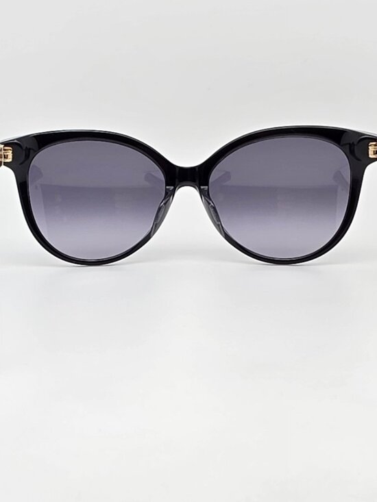 Kate Spade Kinsley Black Crystal Grey Frame Grey Gadient Lens Cat Eye Sunglasses main image 11